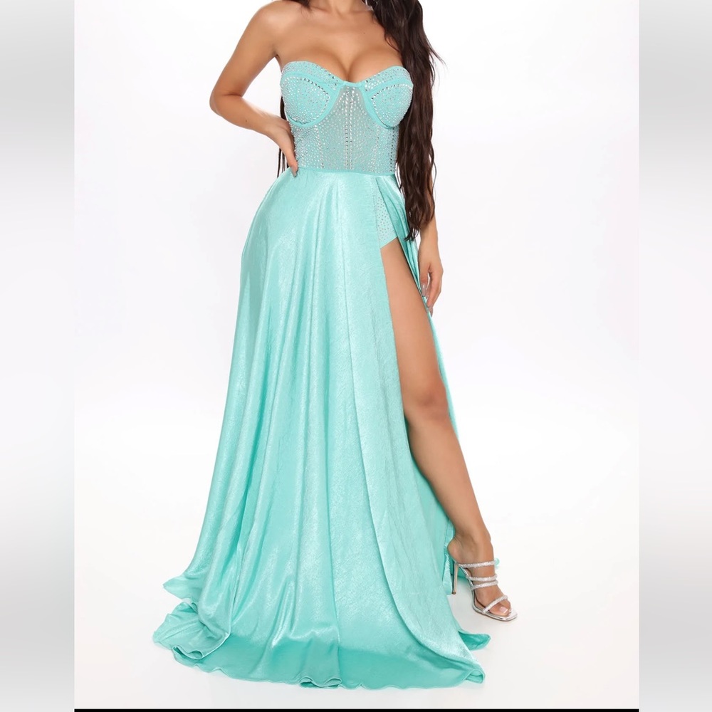 High slit maxi dress